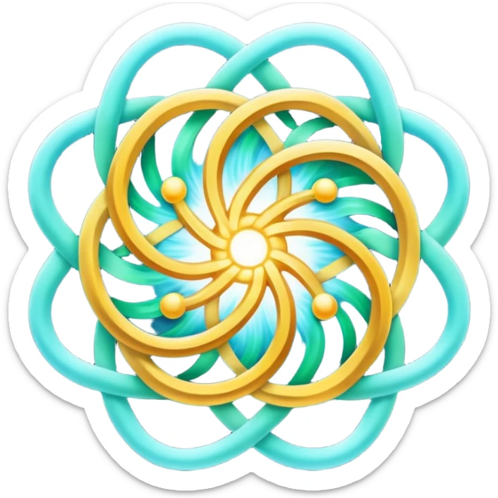 An emoji for mental wellness, calming, mystical for Reclaim.  Not a person, an object or symbol. something along the lines of recycle, reuse, RECLAIM. Make it lean on the mystical side sticker