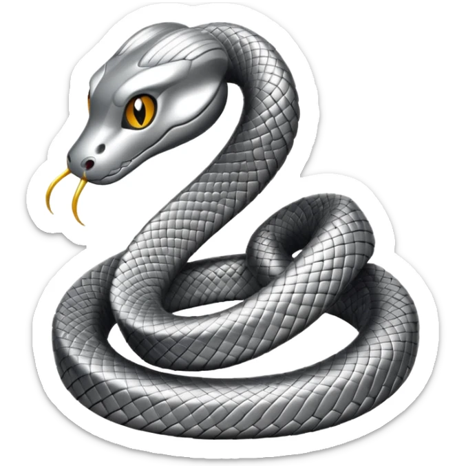 Infinity snake sticker