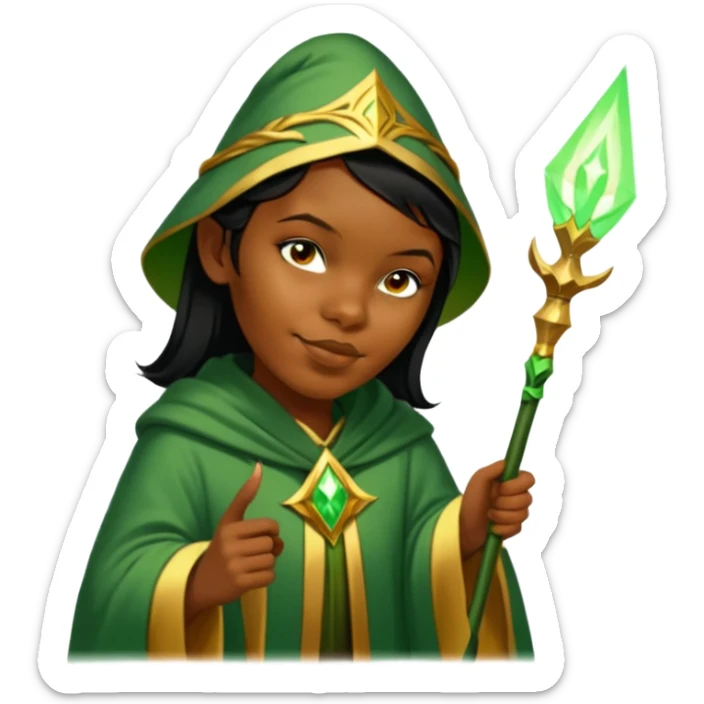 Verdant Wizard sticker