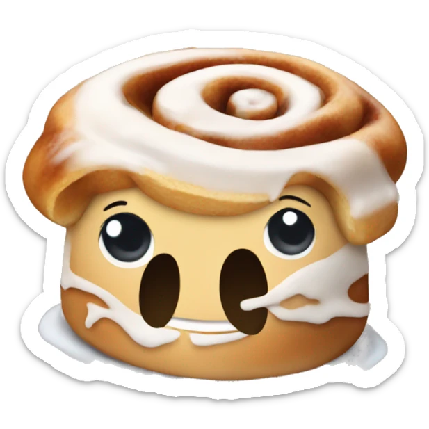 Cinnamon roll sticker