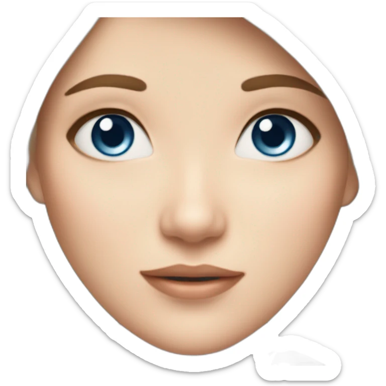 beautiful-girl,blue-eyes,beautiful-girl-with-short-hair,white-skin,-makeup,brown-hair sticker