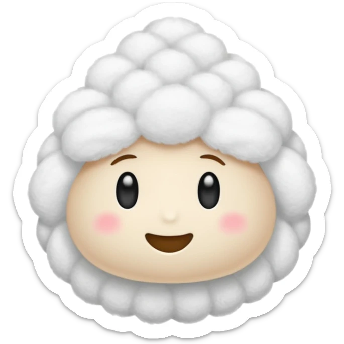 Make me an emoji of a cotton bud. I want something that resembles the iOS emojis sticker
