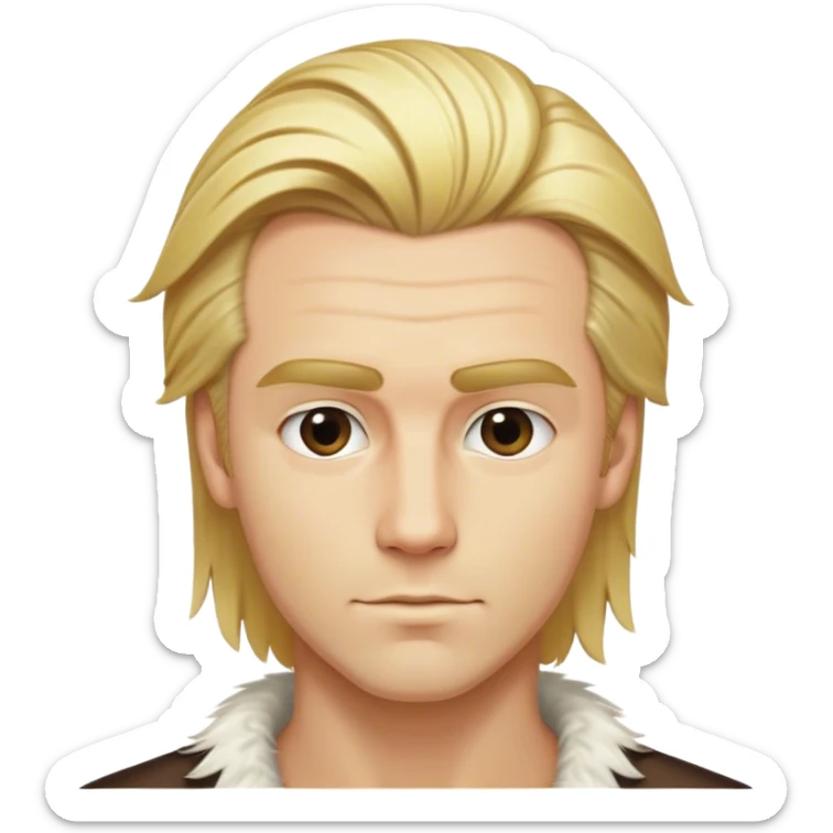 blonde male hair slicked back pompadour with clean sidesblonde male hair shaggy mid length layers with feathered texture sticker
