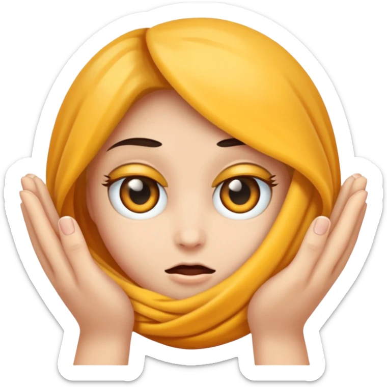 se frotte les mains entre elles avec un regard malicieux sticker