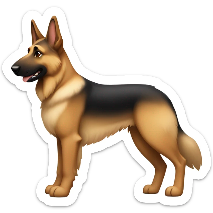 German Shepherd  sticker