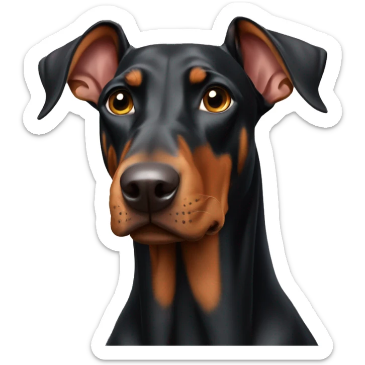 Doberman sticker