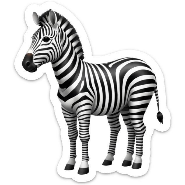 zebra sticker