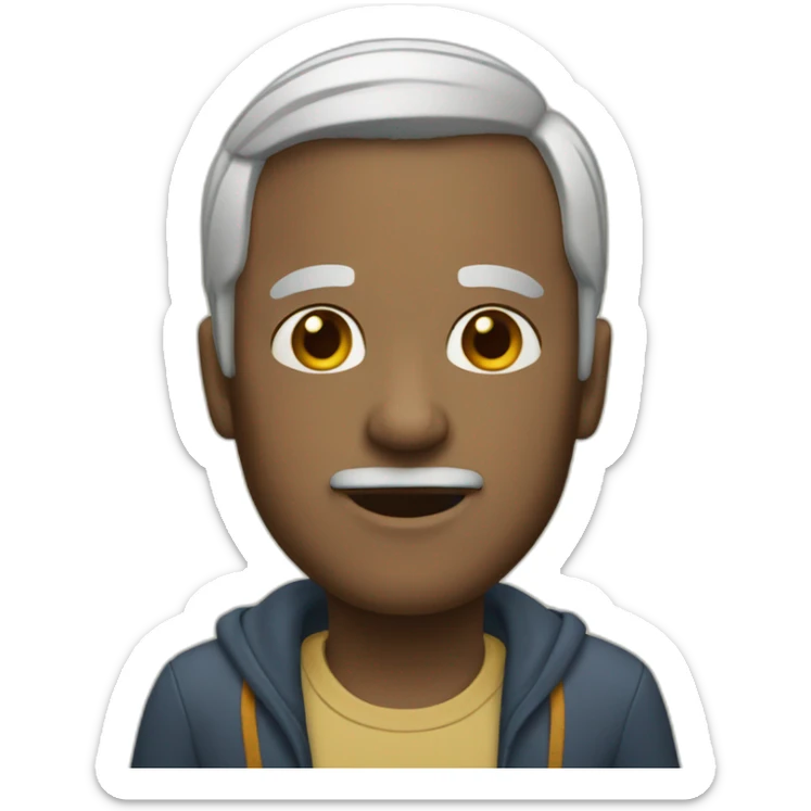 persona de 60 años sticker