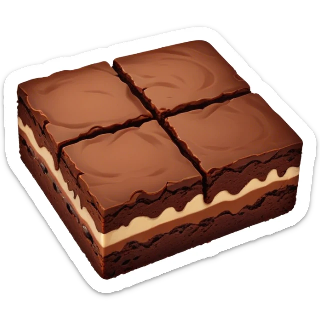 Brownie sticker