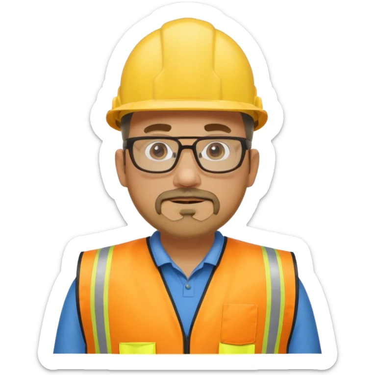 Walmart worker odp has a gotea wheres glasses yellow safety vest and hes 40 sticker