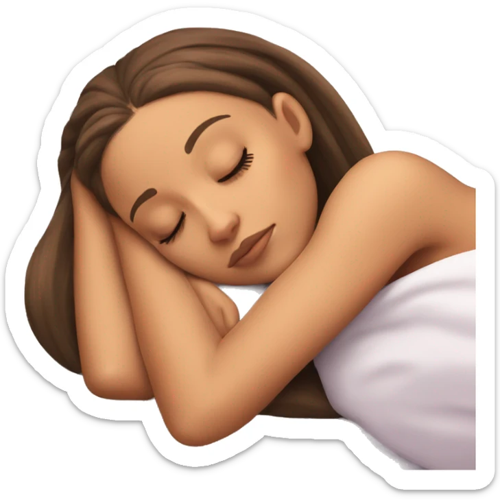 Ariana Grande sleeping sticker