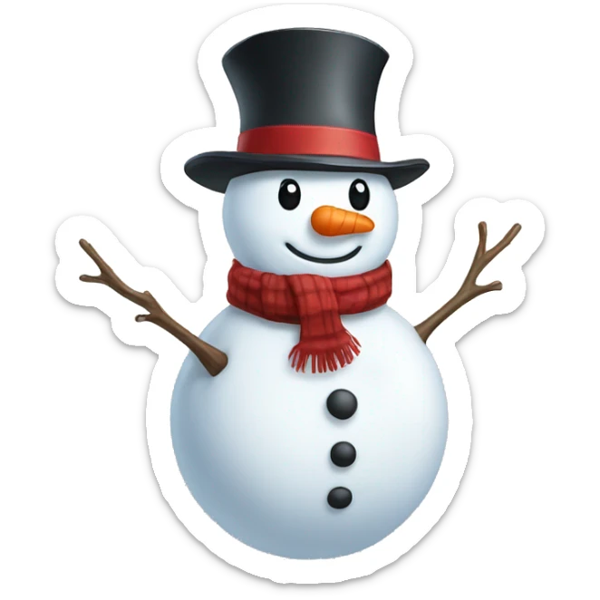 Snowman  sticker