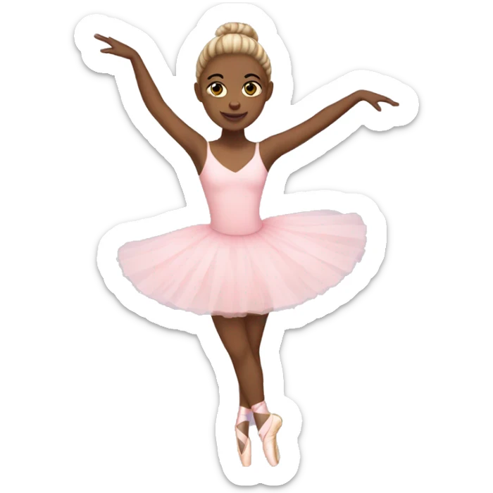 Ballerina sticker