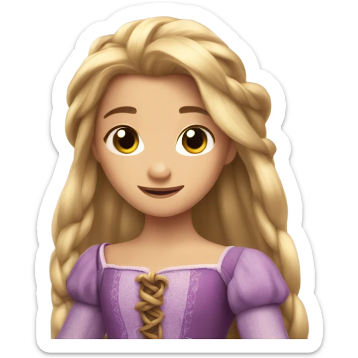 Rapunzel sticker
