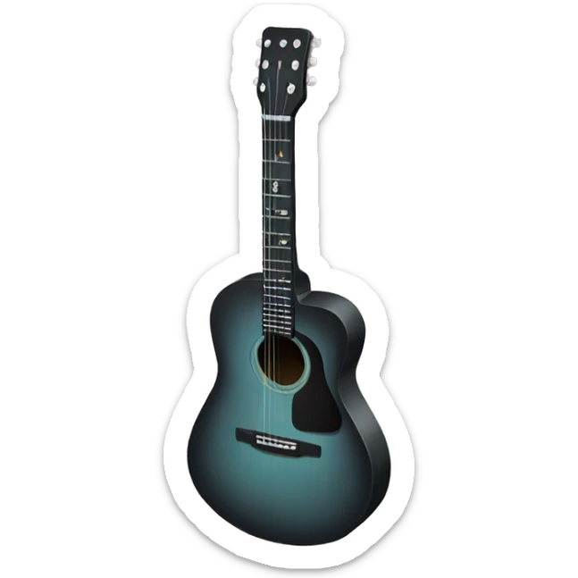 Guitar sticker