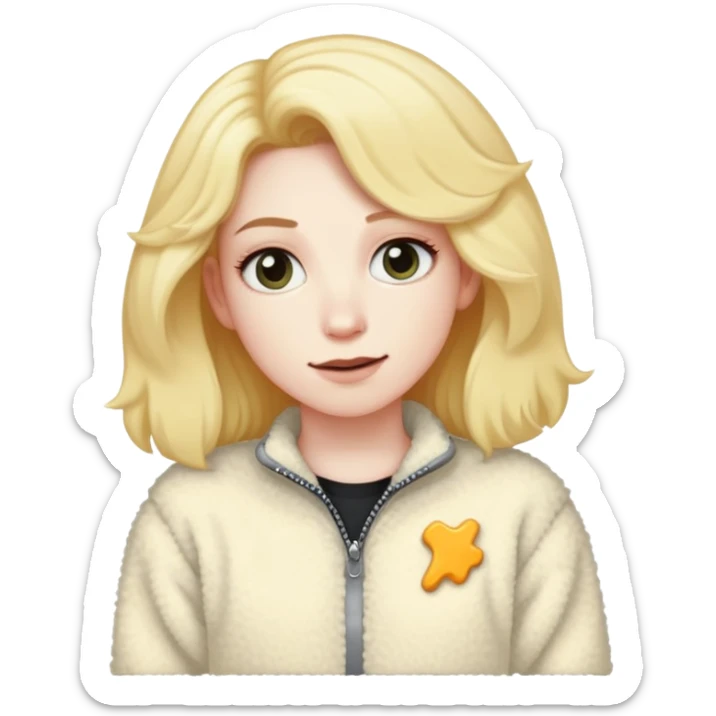 Meow meow lol cheesy fleece genser gender bender man eater booger band hey ah yah ah  sticker