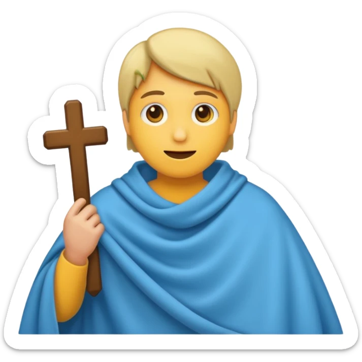 maak een emoji met een persoon emoji in het midden en dan een kruis of een vinkje in de handen van deze persoon sticker