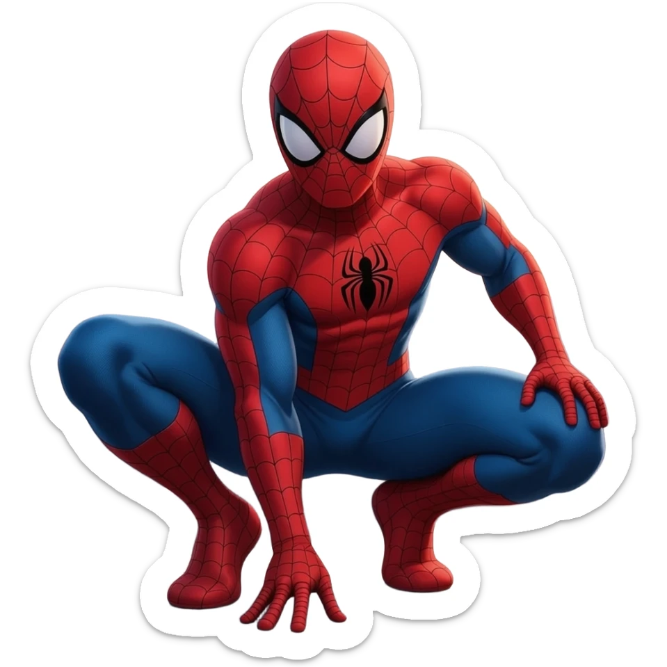 Spider man sticker