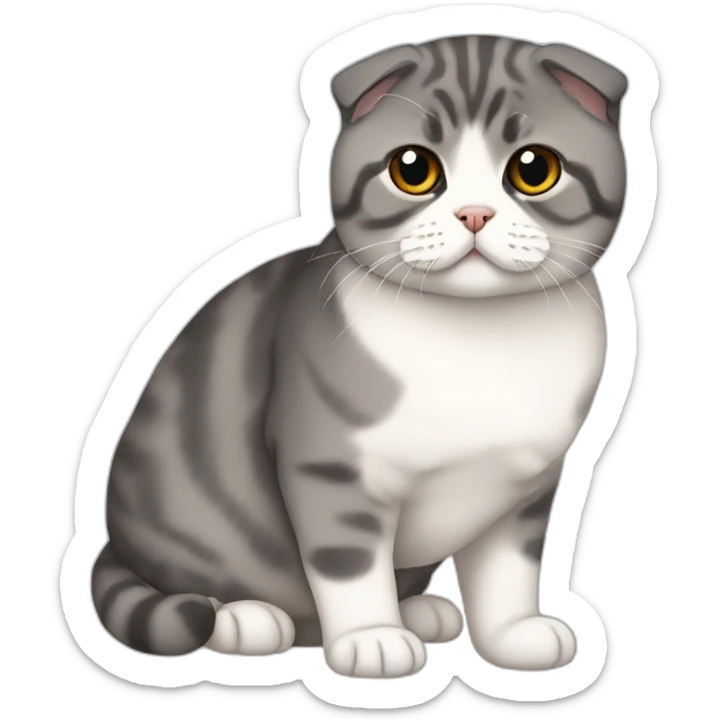 Scottish fold sticker