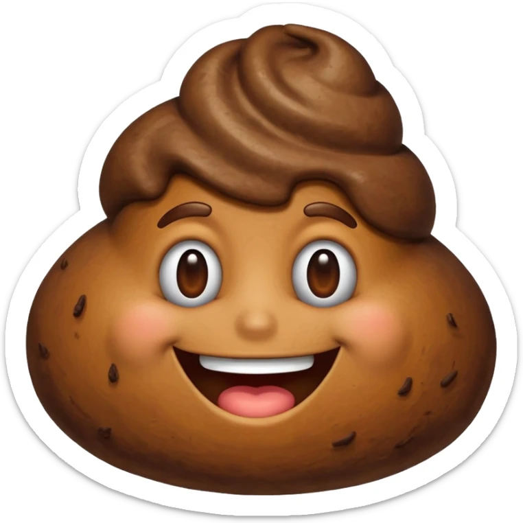 the poop emogi, a pile of poop in trumps image   none of those are what i want sticker