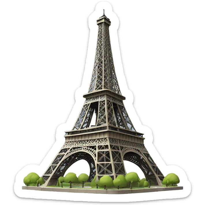 eiffel tower  sticker