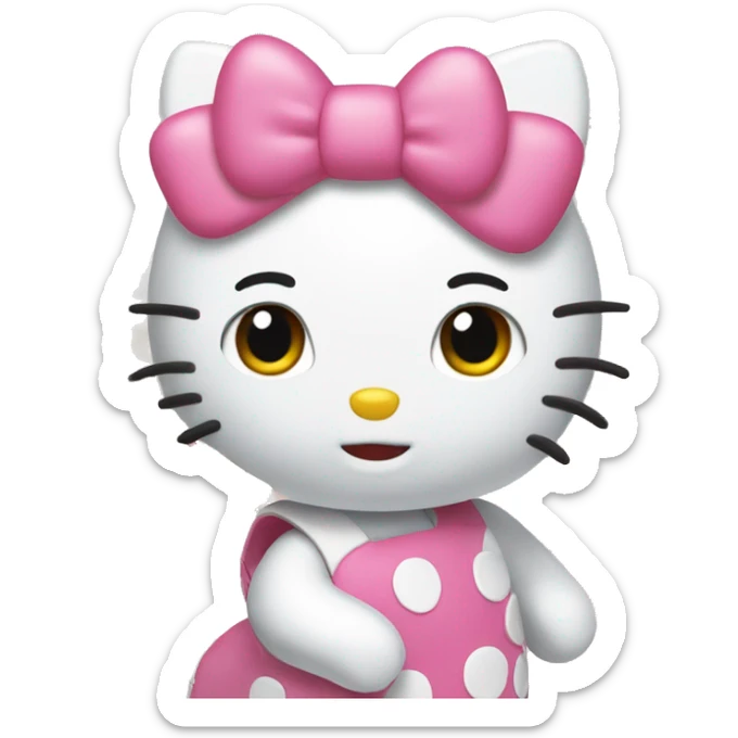 Hello kitty cafe sticker