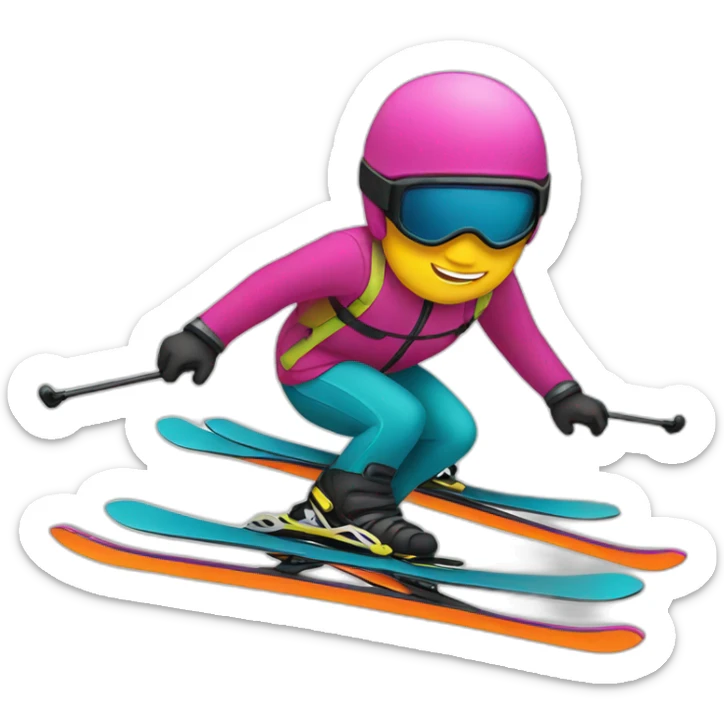 Ski sticker