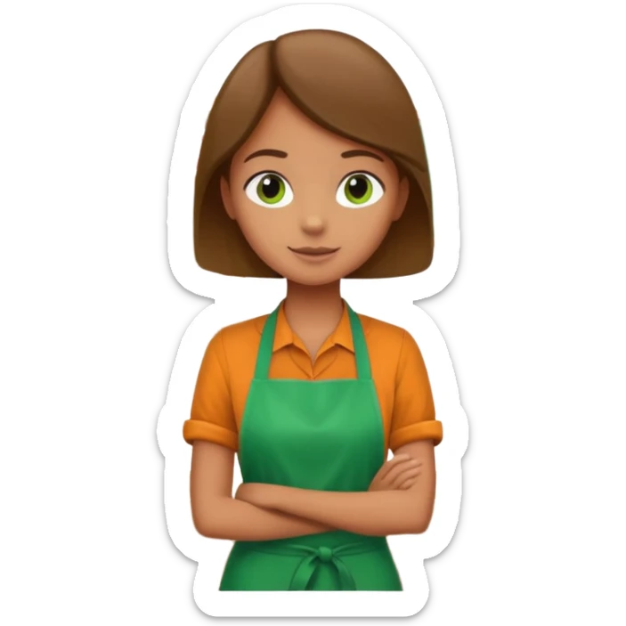 Eine Person wartet an einer Supermarktkasse. Die Kasse ist beschriftet als "Plauderkasse" und im grünen Design. sticker