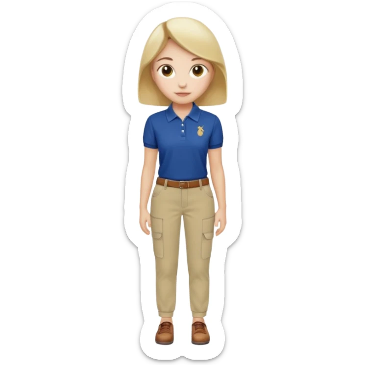 Preppy chica sticker