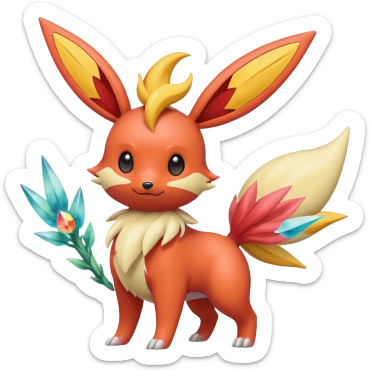 Flareon-Victini-Palkia-Tropius-Aurorus-Milotic-Cresselia-fusion sticker