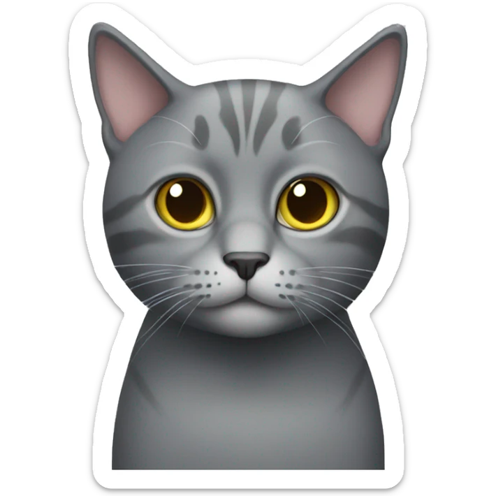 Grey Cat sticker