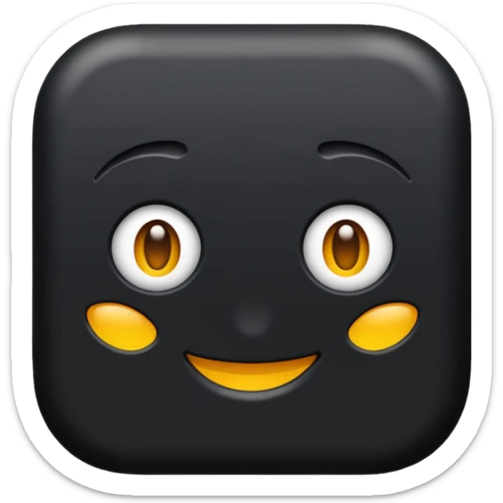 Черные sticker