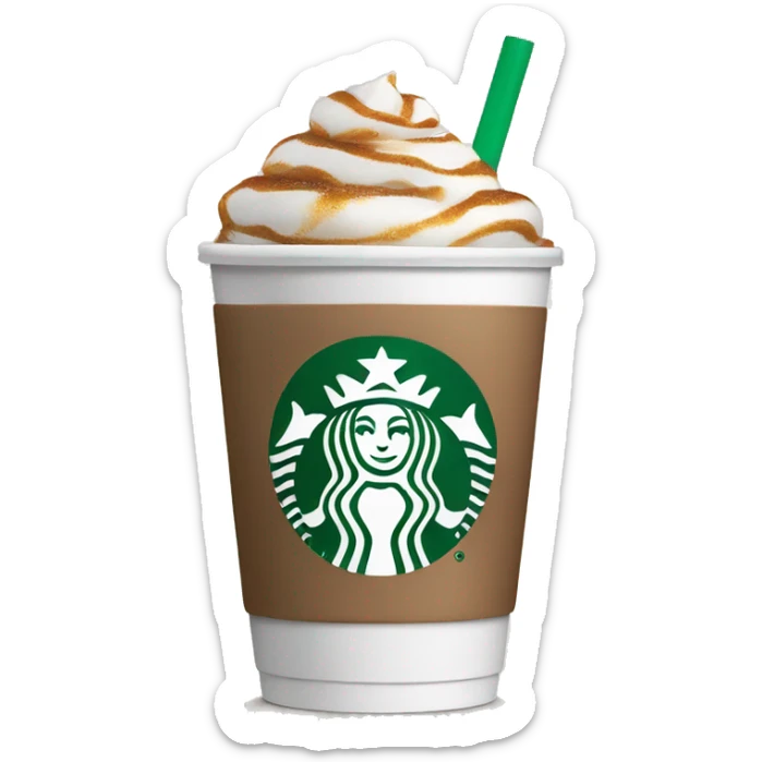 Starbucks drink sticker