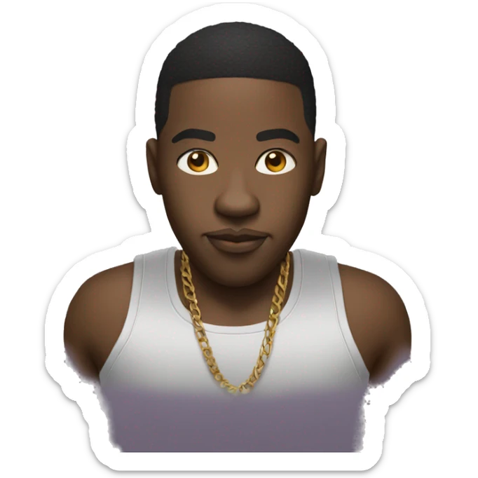 hip hop african american sticker