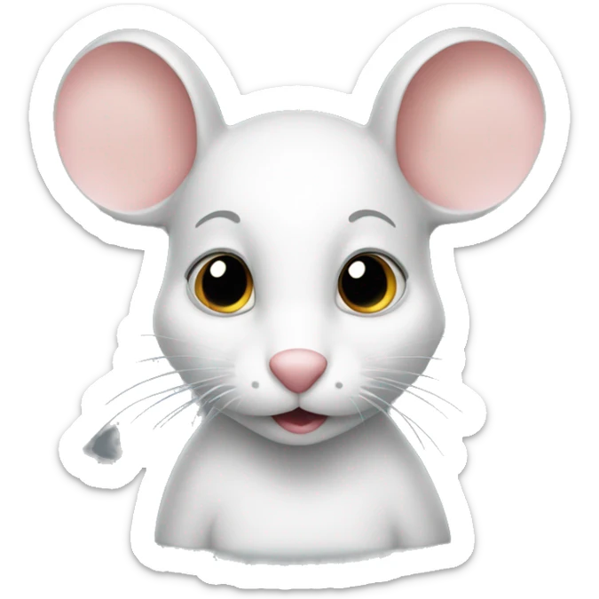 The beautiful mouse sticker
