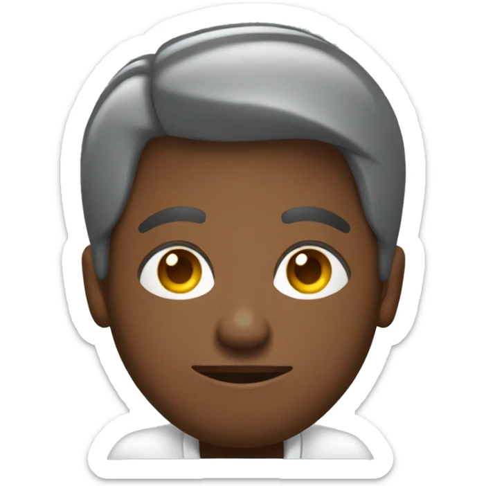 software develooper who is from ethiopia sitting in front of monitor   sticker