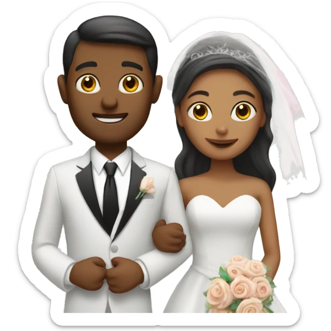 wedding sticker