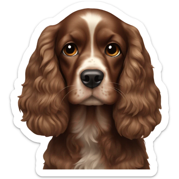 cocker spaniel  sticker