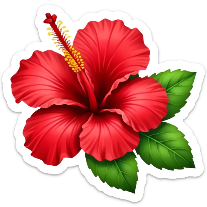 Hibiscus  sticker