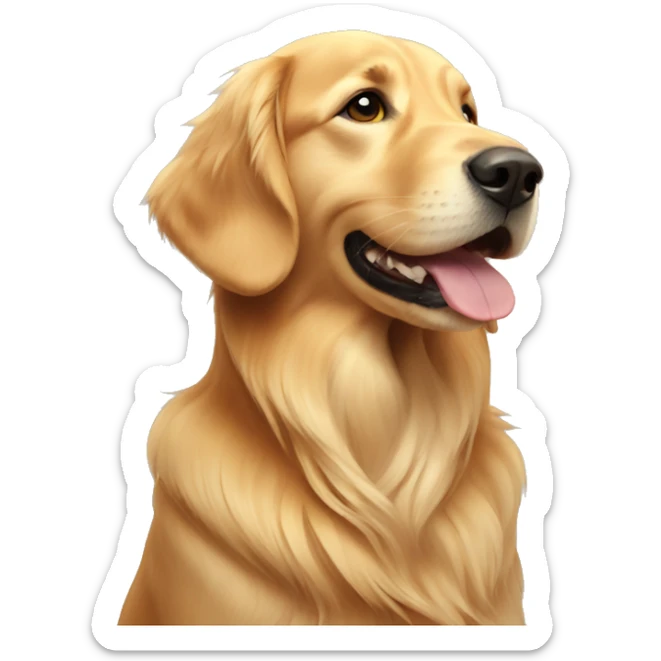 Golden retriever  sticker