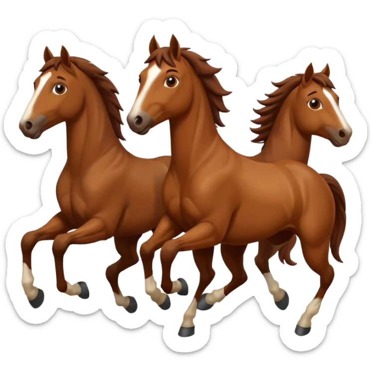 Caballos sticker