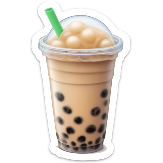 bubble tea sticker