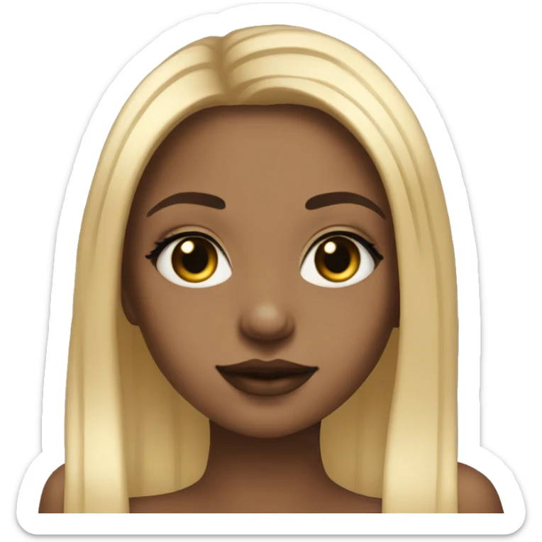 girl with black long hair, big lashes, gold hoop earrings, gold nose piercing sticker