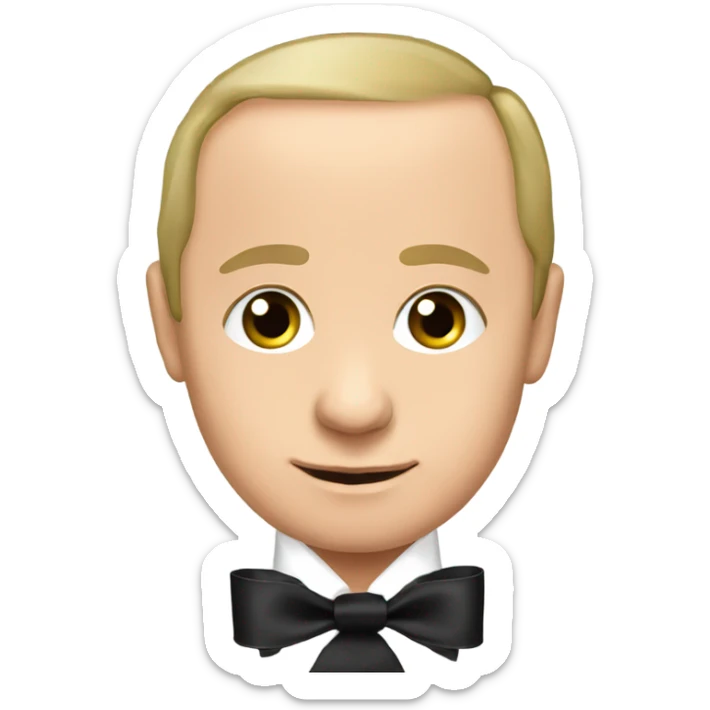 Photo of Vladimir Putin with black ribbon sticker