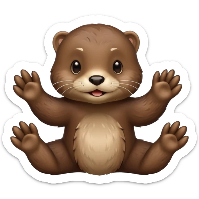 generate a take my money otter emoji, similarly to the futurama meme sticker