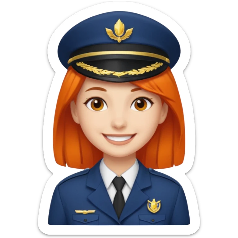 Make an emoji with a character from the game Arknights: Endfield, the name of this character is Ember sticker