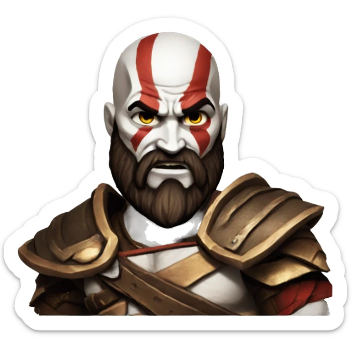 Kratos sticker