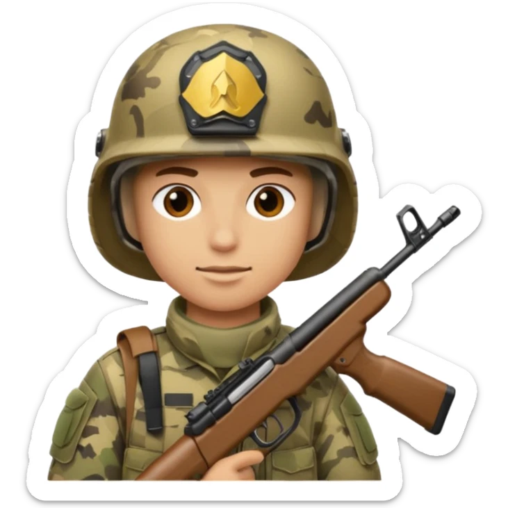 Soldier sticker
