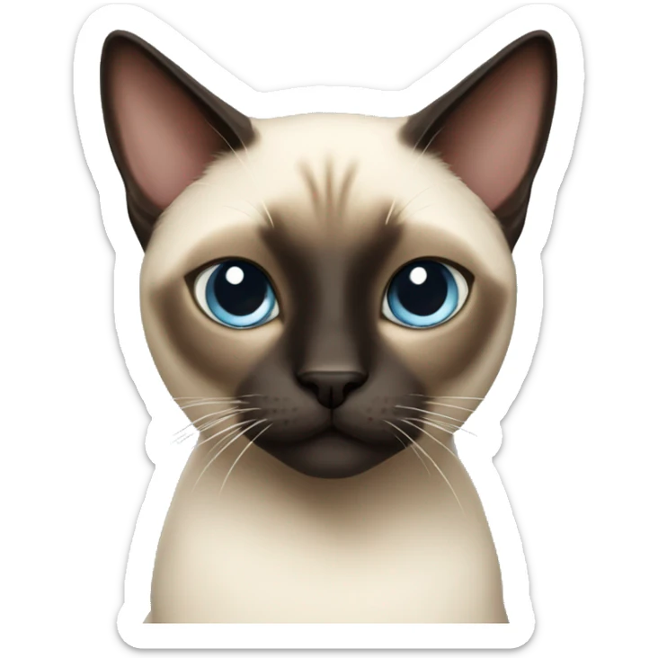 Siamese cat sticker