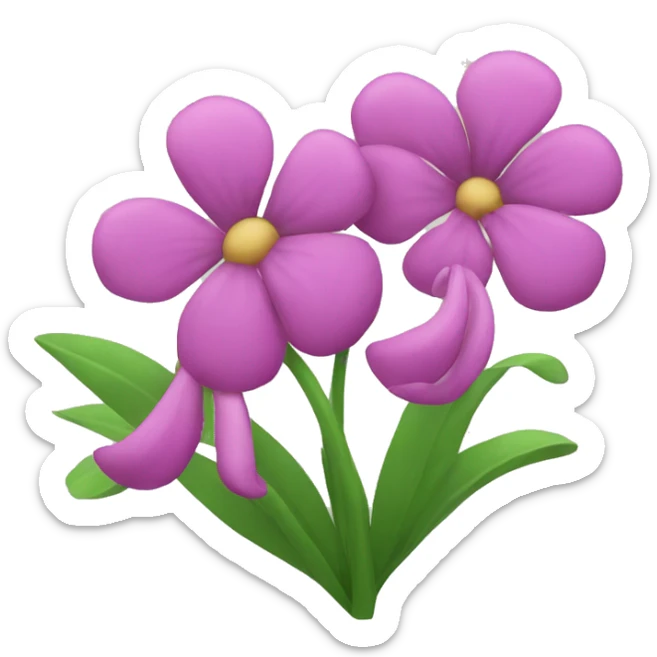 flowers sticker